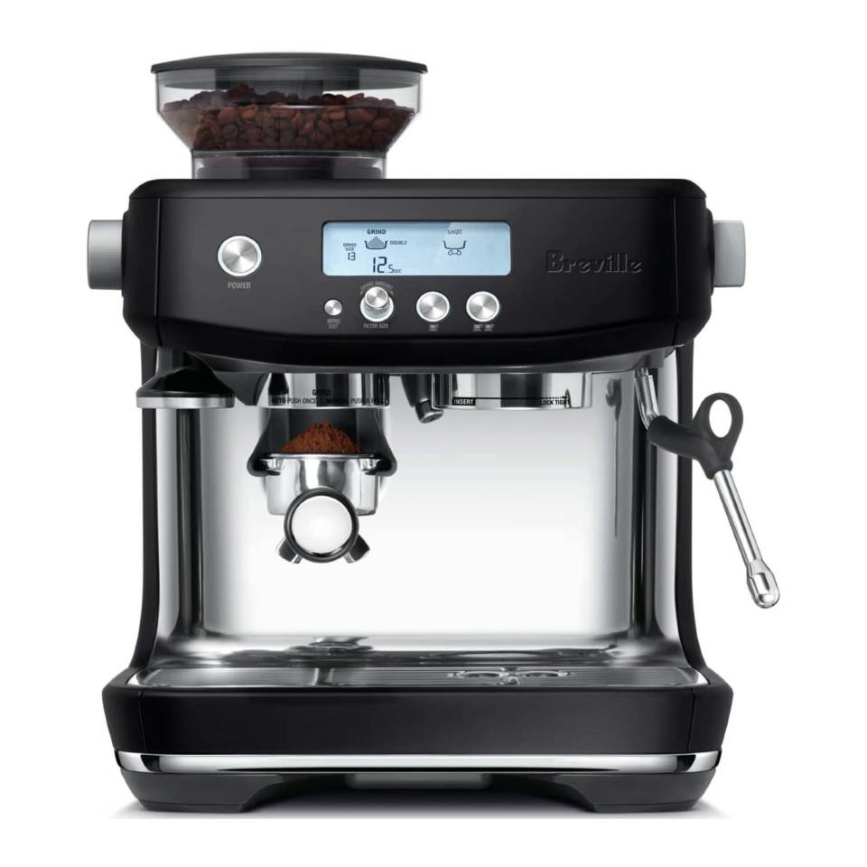 Breville The Barista Pro Espresso Machine - Black Truffle BES878BTR4JAN1
