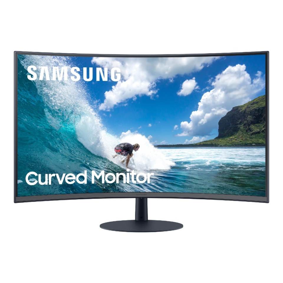 Samsung 27" Curved FHD Monitor LC27T550FDEXXY