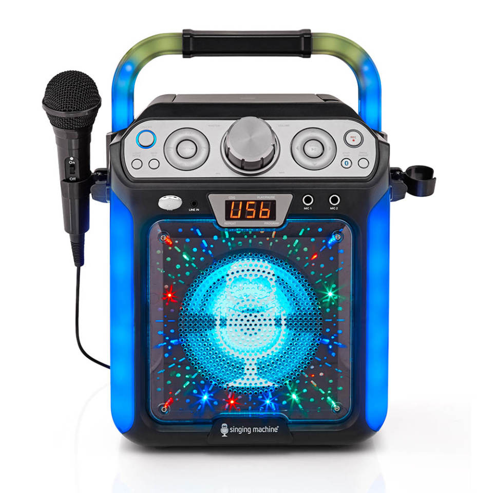 Singing Machine Groove Cube Karaoke System SML682BTBK