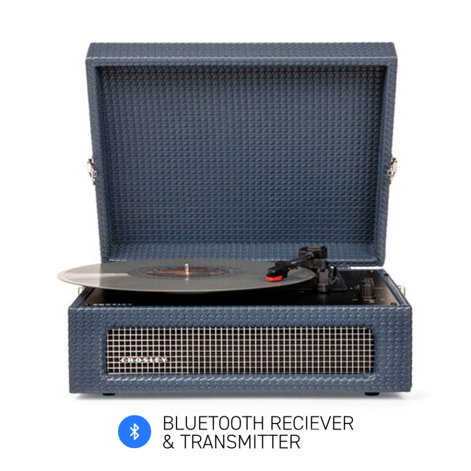 Crosley Voyager - Bluetooth Portable Turntable - Navy CRIW8017B-NY4