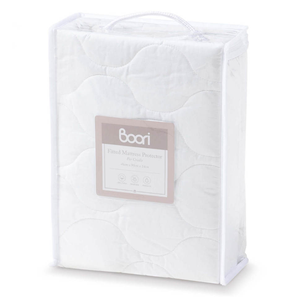 Boori Fitted Mattress Protector (for Cradles)