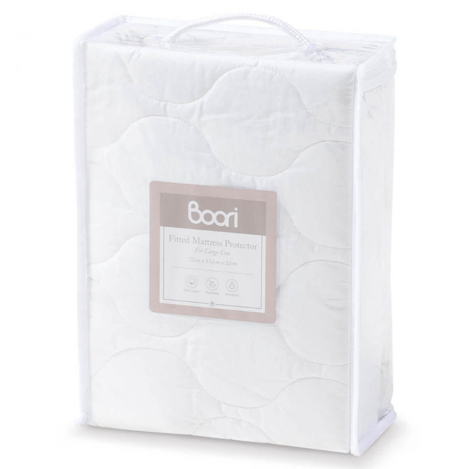 Boori Fitted Mattress Protector (for large Cot)