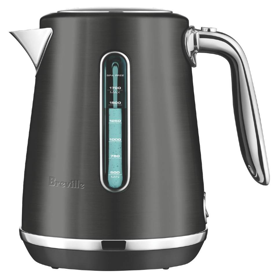 Breville the Soft Top Luxe Kettle Black Stainless