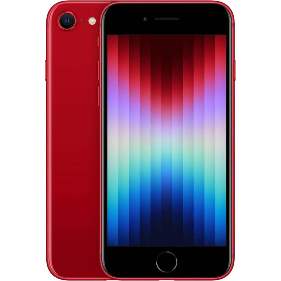 Apple iPhone SE 5G 64GB (Product)RED [3rd Gen] MMXH3X/A