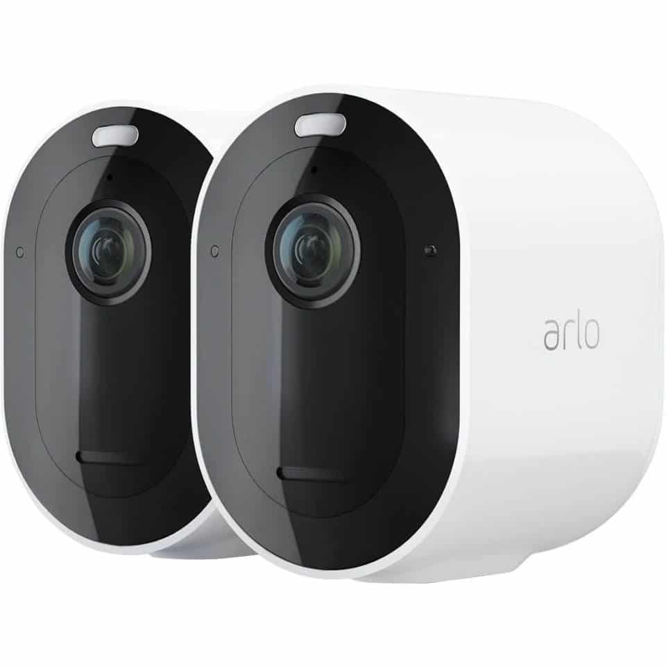 Arlo Pro 4 Wire-Free 2K HDR Spotlight Camera 2 PackVMC4250P-100AUSB