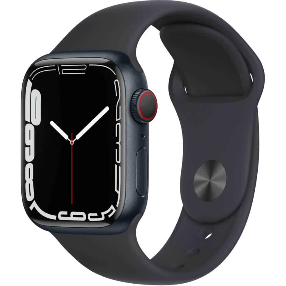 Apple Watch Series 7 41mm Midnight Aluminium Case GPS + Cellular MKHQ3X/A