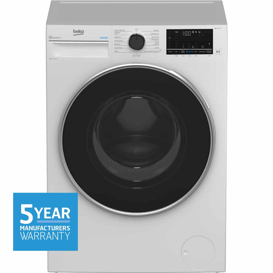 Beko 9kg Front Load Washing Machine with Autodose and Steam BFLB902ADW