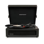Crosley Voyager Bluetooth Portable Turntable + Crosley SOHO Stand Bundle - Black