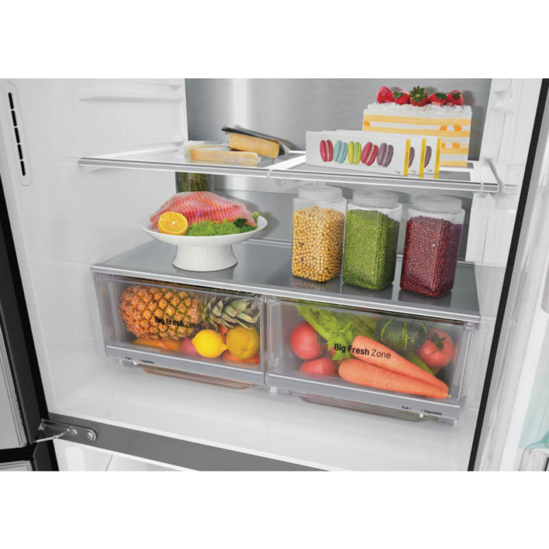 Lg 508l Instaview Refrigerator Gf-v570mblc - Gimmie