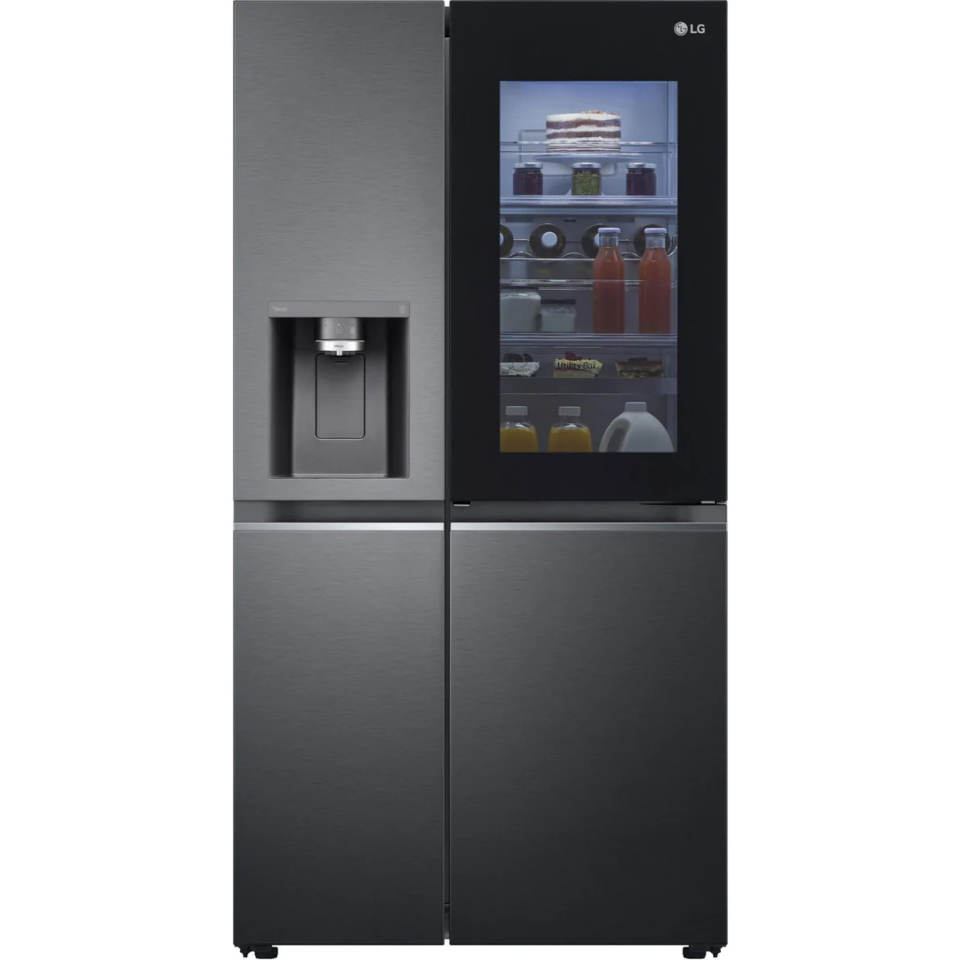 LG 635L InstaView SxS Refrigerator GS-V635MBLC