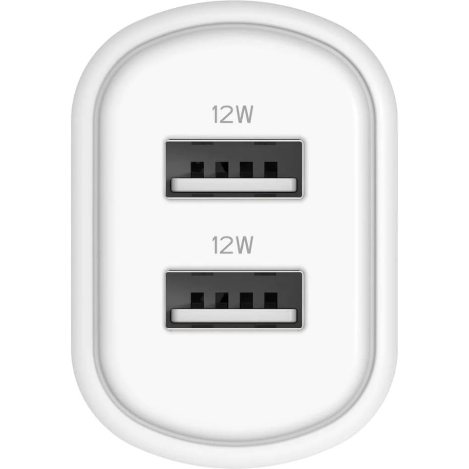 PowerPlus 12w Dual Port Wall Charger White CY3671PDWLCH