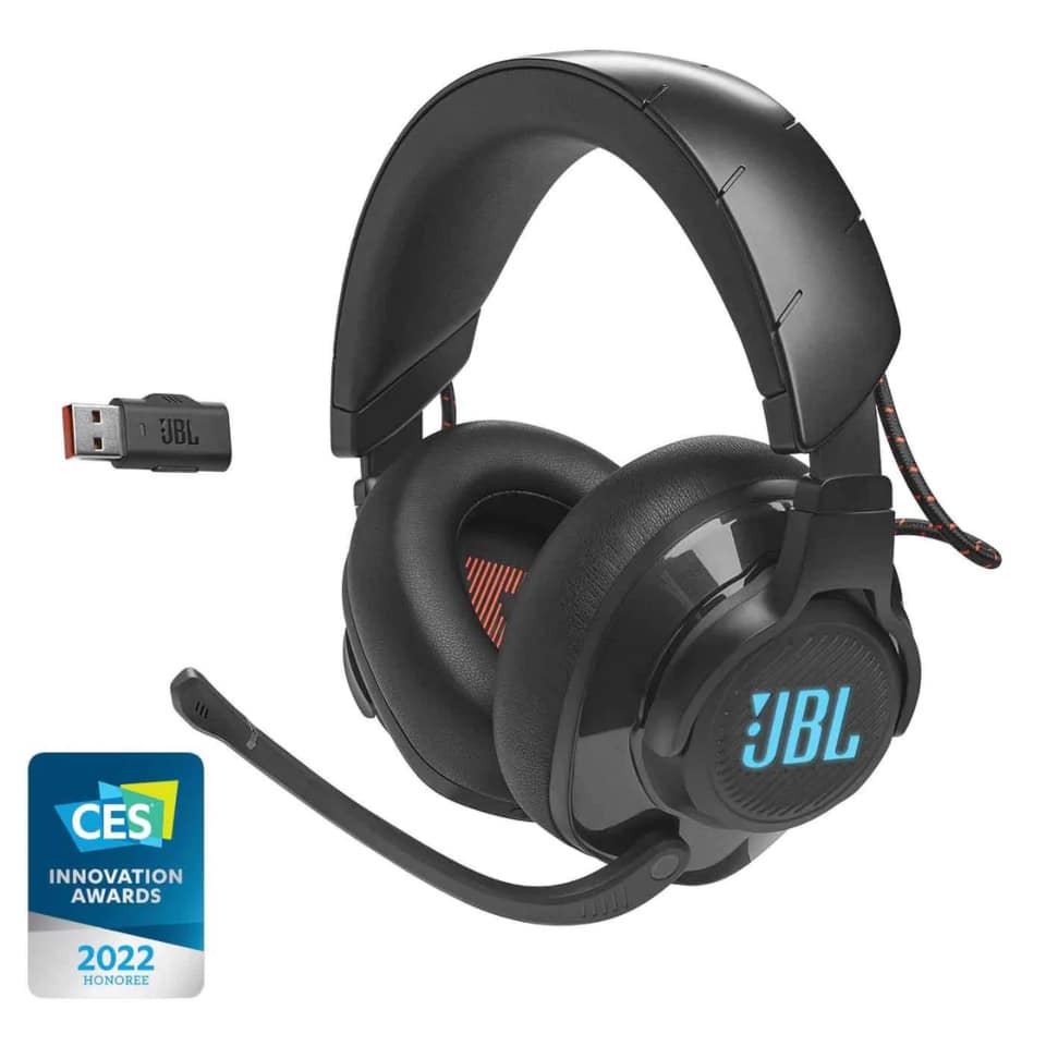 JBL QUANTUM 610 Wireless Over Ear Gaming Headset (Black)