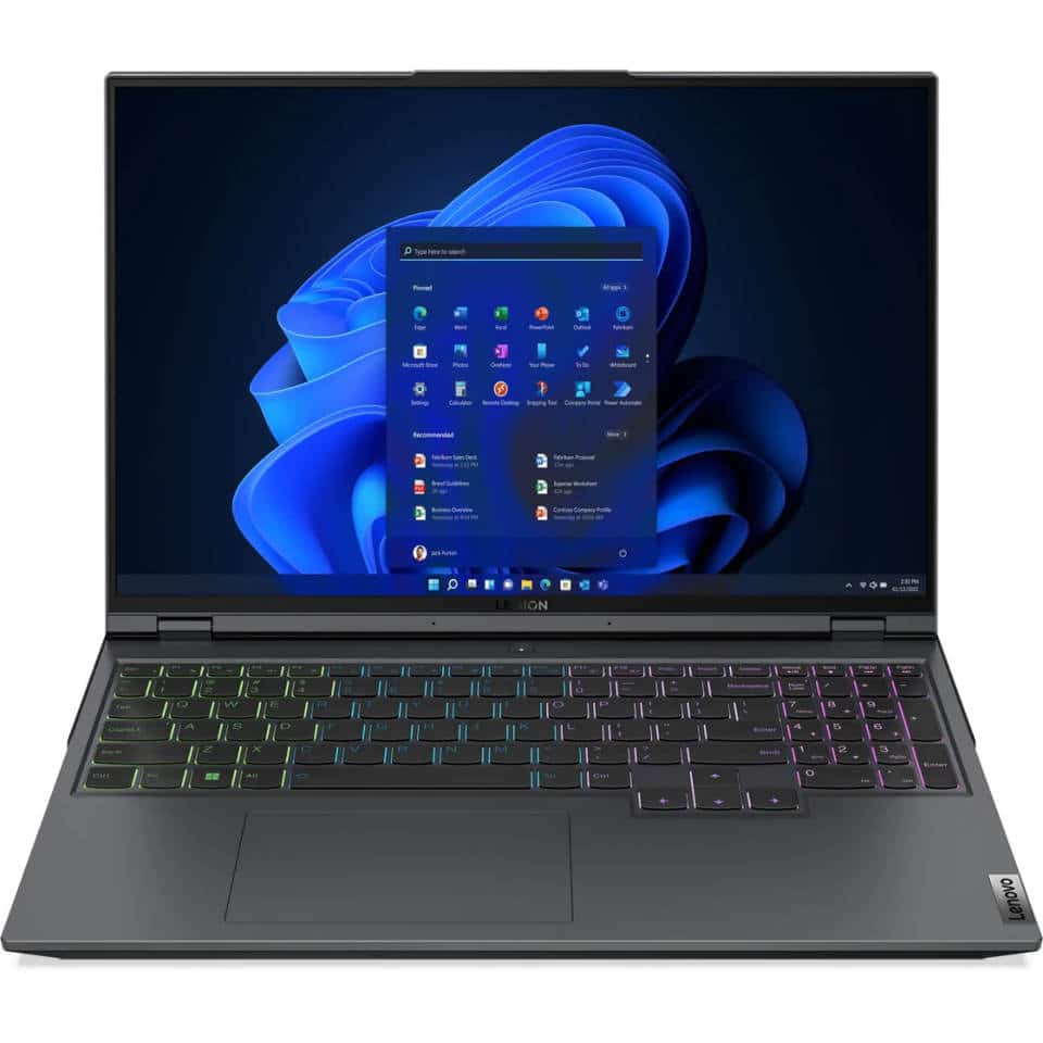 Lenovo Legion 5i Pro 16" WQXGA 165Hz Gaming Laptop (12th Gen Intel i7) [RTX 3070Ti] 82RF00DWAU