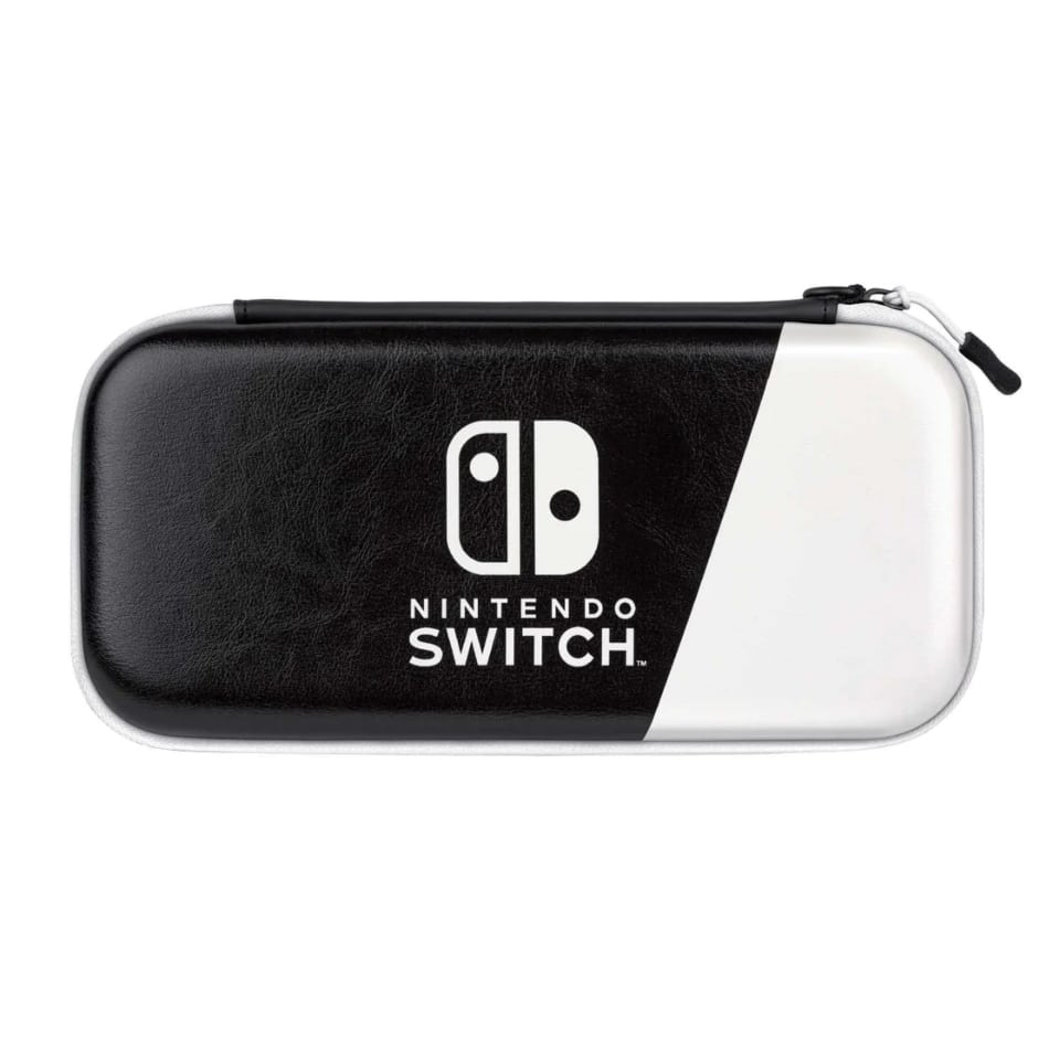 Slim Deluxe Travel Case for Nintendo Switch (Black/White)