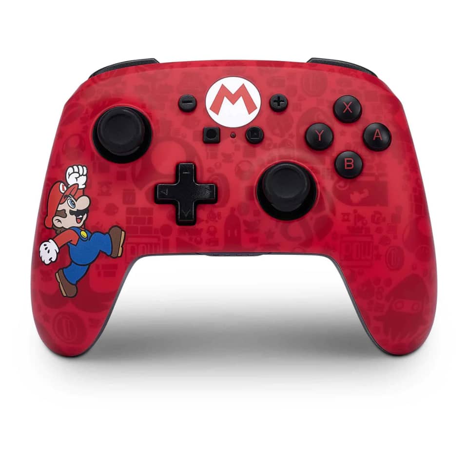 PowerA Enhanced Wireless Controller for Nintendo Switch (Here We Go Mario)