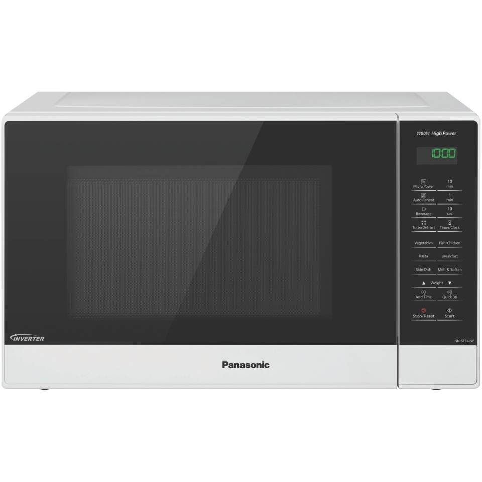 Panasonic 32L Inverter Microwave White NN-ST64JWQPQ