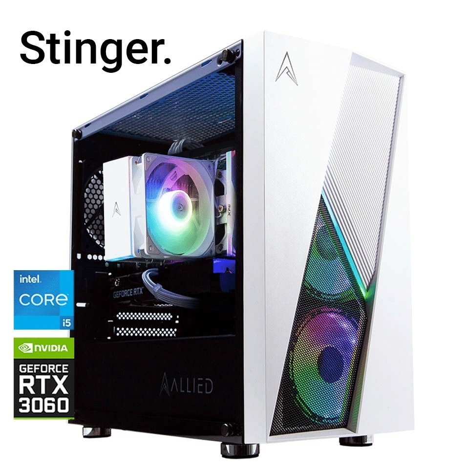 Allied Stinger Intel Core i5-12400F | RTX 3060 Gaming PC