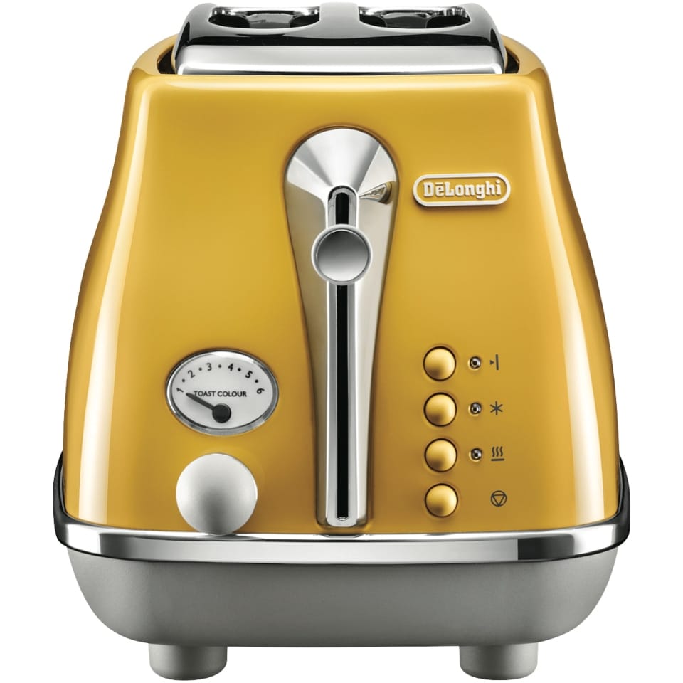 DeLonghi Icona Capitals Yellow 2 Slice Toaster CTOC2003Y Gimmie