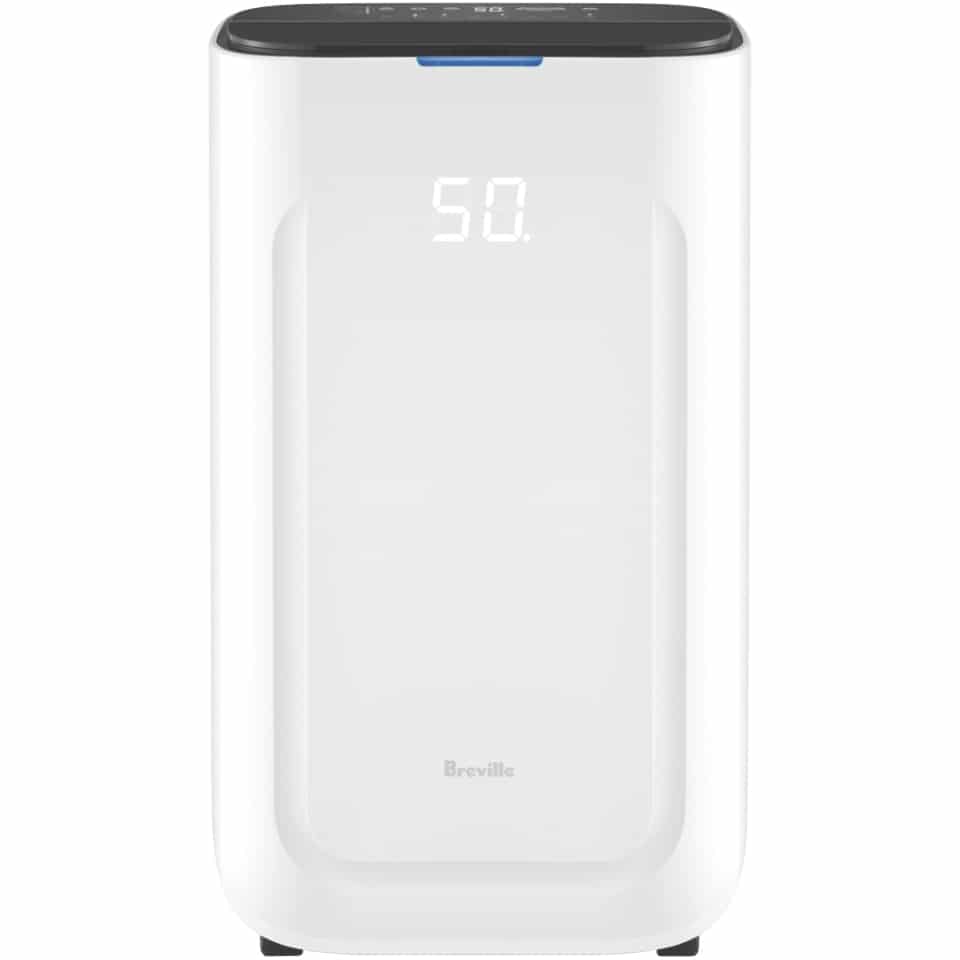 Breville The Smart Dry 2-in-1 Viral Protect Dehumidifier LAD708WHT