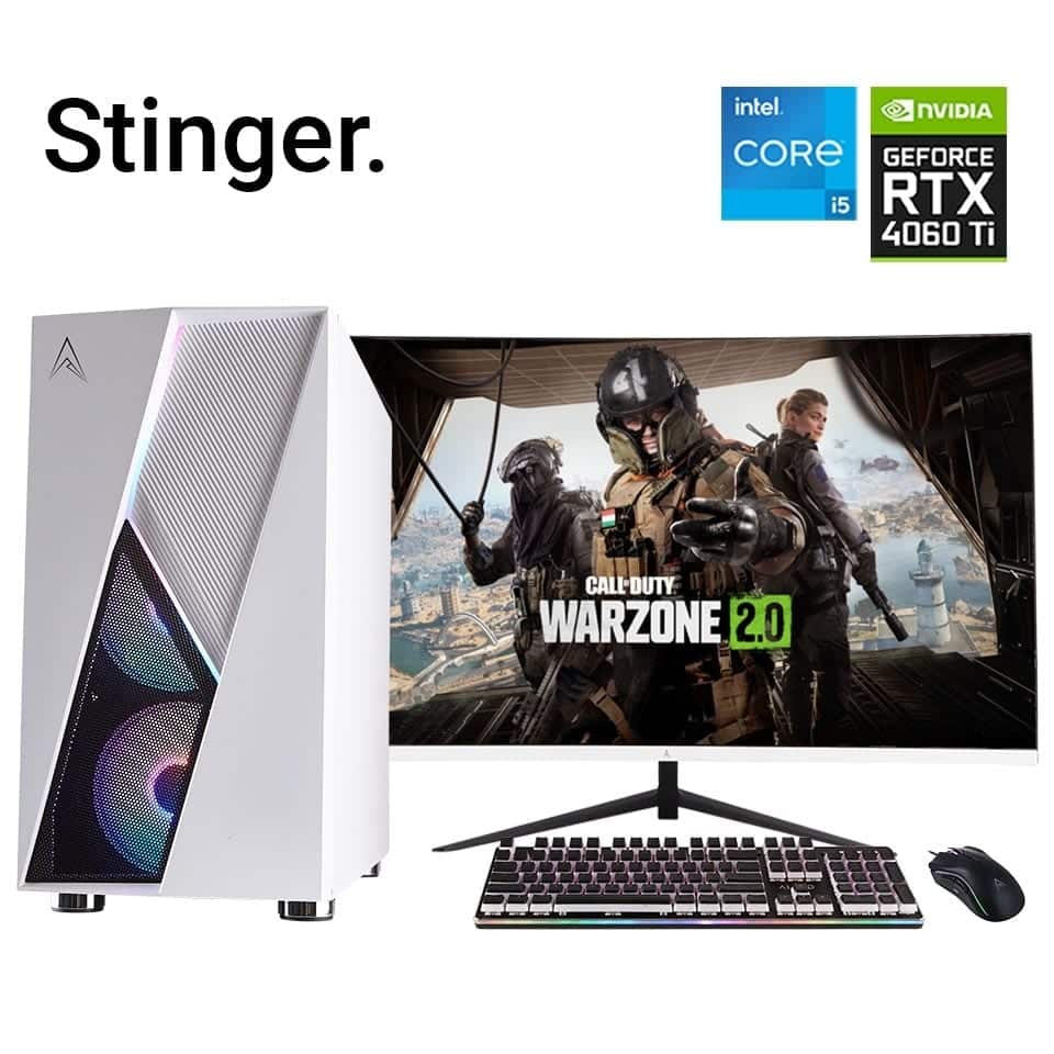 Allied Stinger Intel Core i5-13400F | RTX 4060 Ti 8GB Gaming PC Bundle