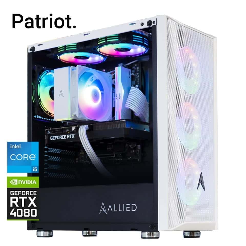 Allied Patriot Intel Core i5-13600KF RTX 4080 16GB Gaming PC