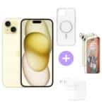 Apple iPhone 15 Plus 512GB (Yellow) Essentials Bundle