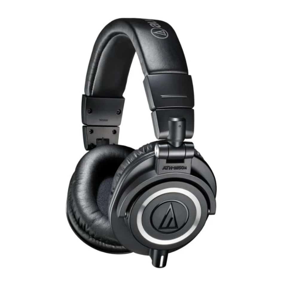 Audio-Technica ATH-M50x Monitor Over-Ear Headphones (Black) ATH-M50XBK