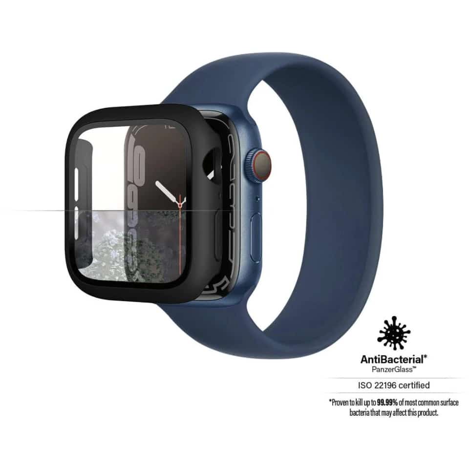 PanzerGlass Full Body Protection for Apple Watch Series 7/8/9 45mm (Black) 10164379