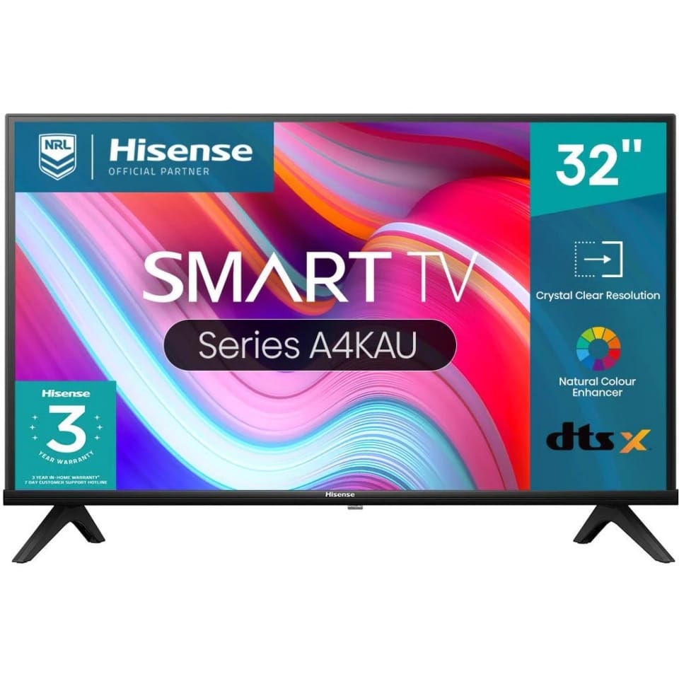 Hisense 32' A4KAU HD Smart TV [2023] 32A4KAU