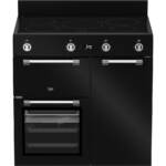 Beko Freestanding Cooker (Multi-functional 90 cm Triple Cavity with Induction Cooktop) BRC916IMB
