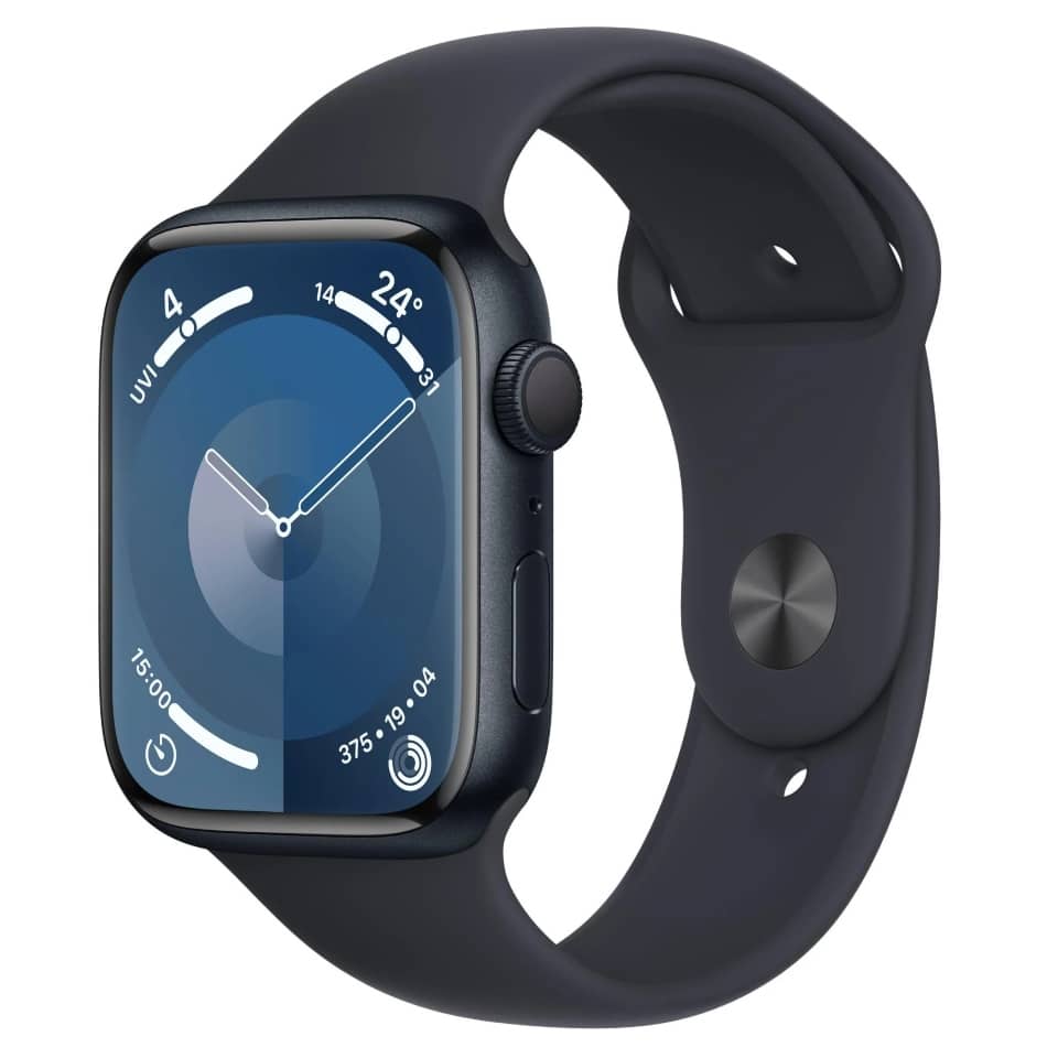 Apple Watch Series 9 45mm Midnight Aluminium Case GPS (M/L) MR9A3ZP/A