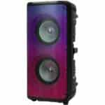 XCD Bluetooth Portable Rolling Light 30W Speaker with Wireless Mic XCDBTSFLLRG