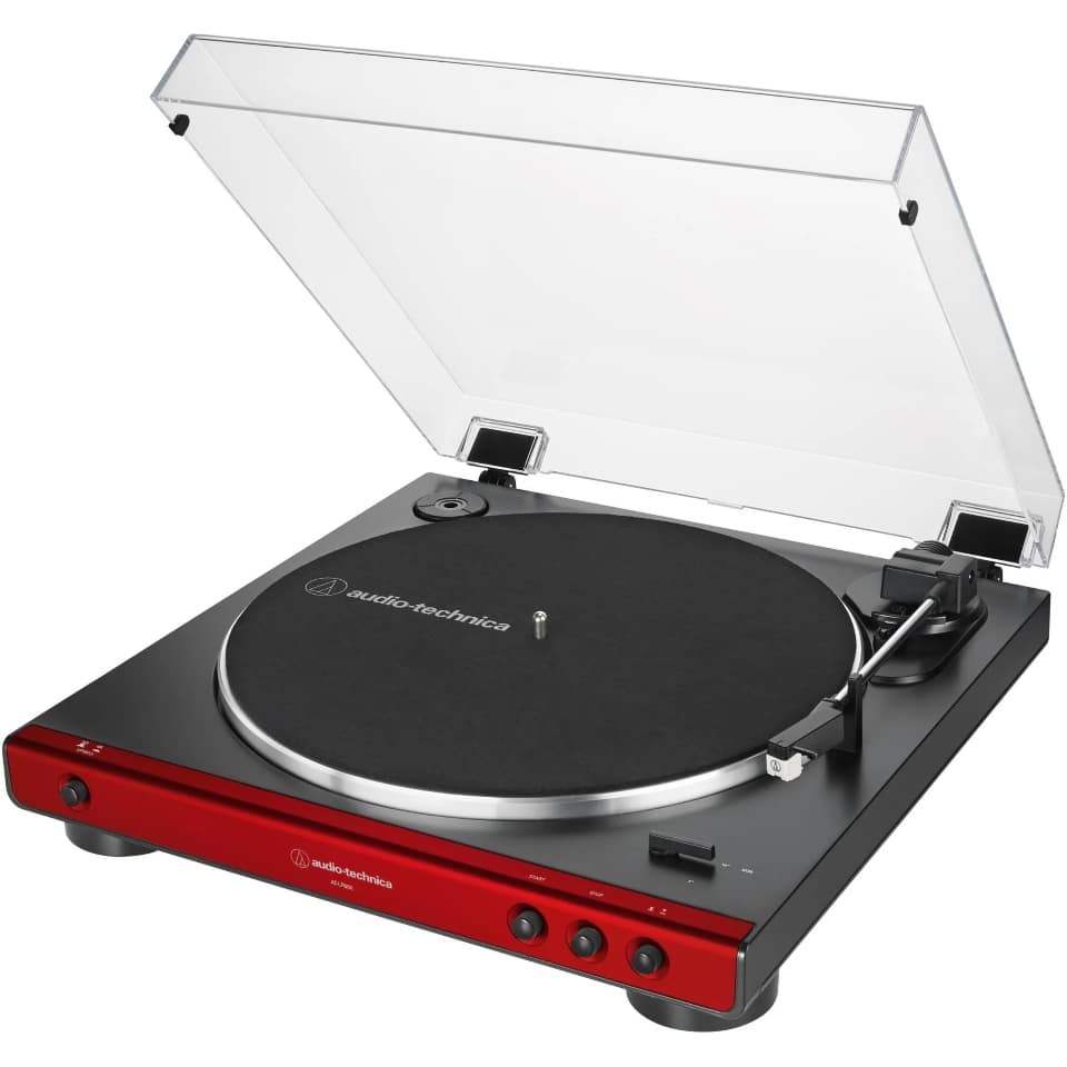 Audio-Technica LP60X Fully Automatic Turntable (Red) ATLP60XRD